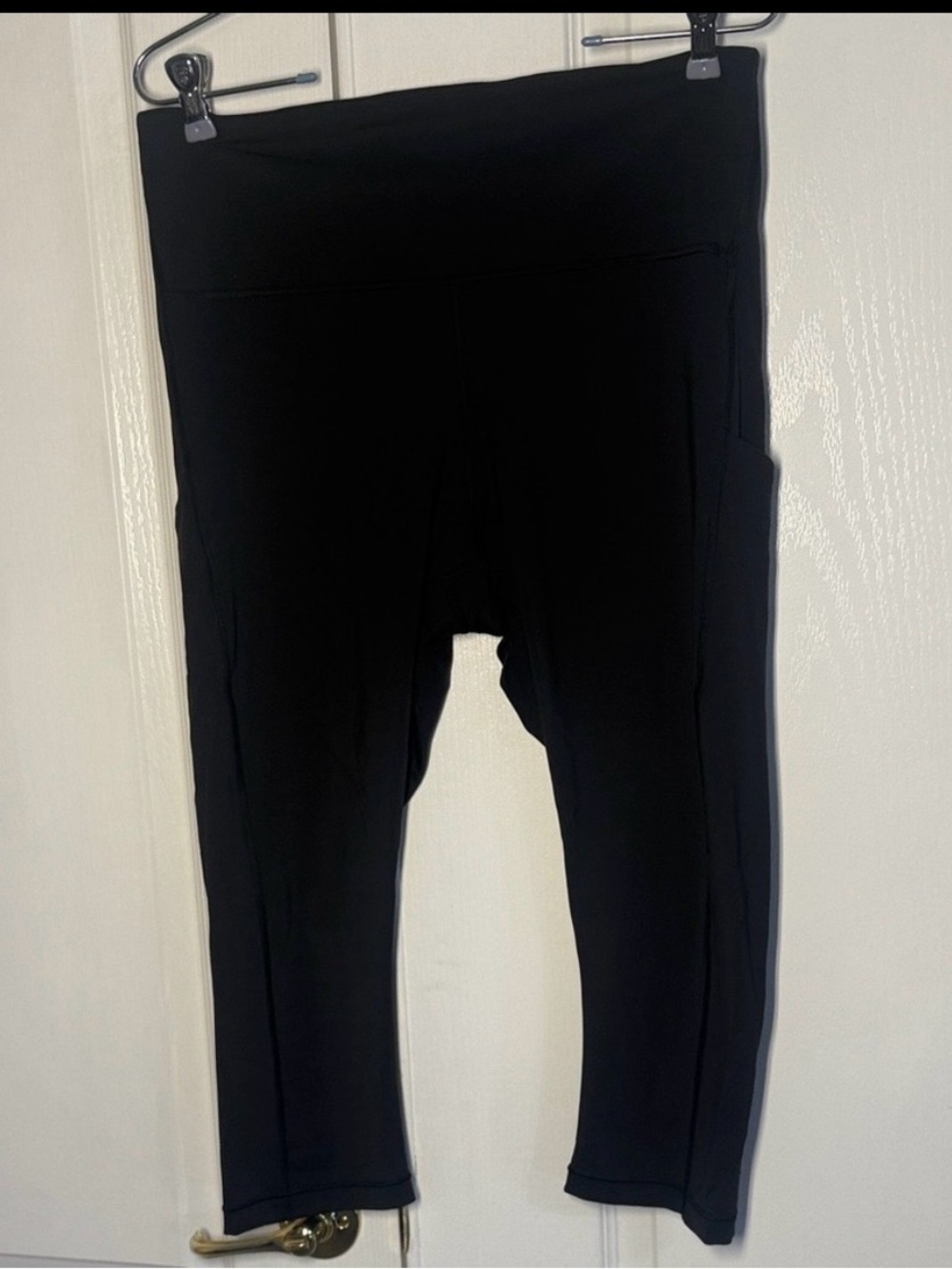 Athleta Black Ultimate Stash Pocket Capri Size 1x